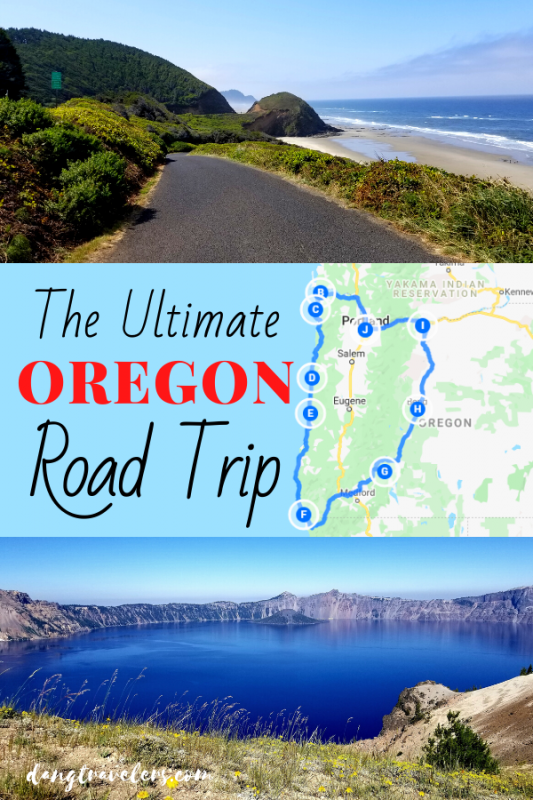 Check out the must-see places to visit along an Oregon coast road trip and beyond. From hiking in Bend and Crater Lake National Park to exploring the city of Portland and Columbia Gorge, this will be an American vacation you'll never forget. #oregon #bucketlists