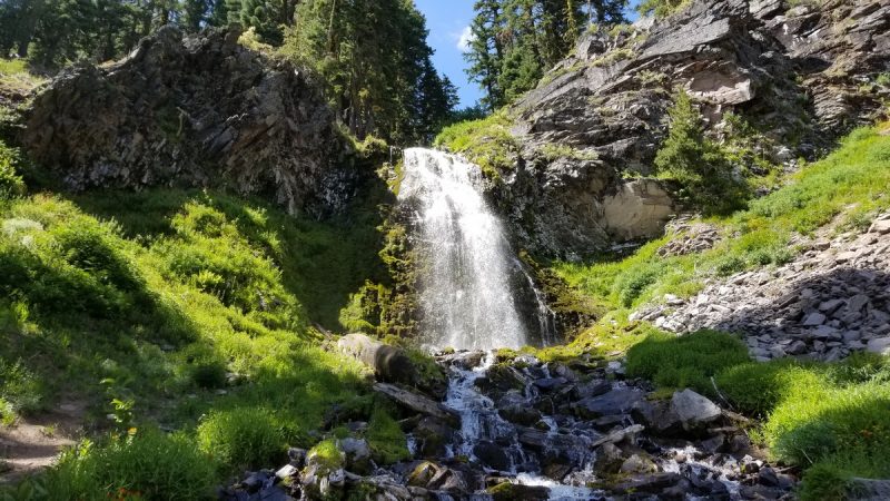 Plaikni Falls is one of the favorites among Crater Lake hikes because it's a change of scenery versus the focal point of the brilliant blue lake. It's one of the few waterfall hikes in the park.