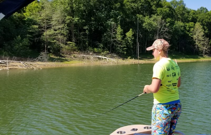 Patoka Lake fishing in Southern Indiana.