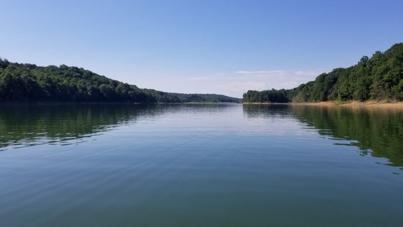 Patoka Lake in Southern Indiana, a great Midwest getaway if you're looking to travel during the pandemic.