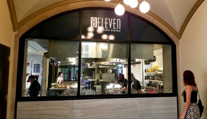 8Eleven Modern Bistro's show kitchen seen inside the Purdue Union Memorial.