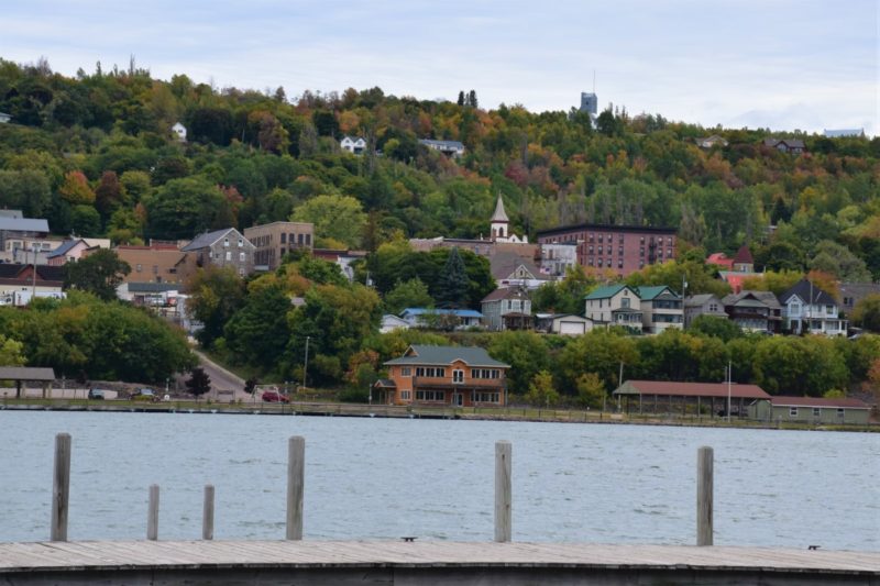 The mining town of Houghton in Upper Michigan.