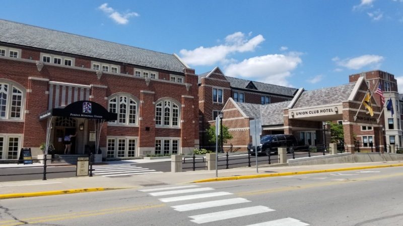 Purdue Memorial Union Hotel in West Lafayette, Indiana.