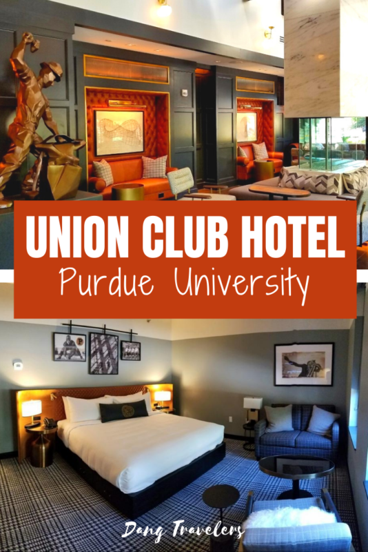 The Union Club Hotel is the ideal place to stay for your Purdue University visit. The boutique hotel in West Lafayette, Indiana offers fine dining, comfortable rooms, luxurious amenities and all with a nod to Purdue's rich history. #purdueuniversity #unionclubhotel #lodging #hotel