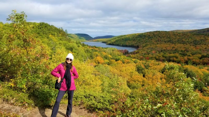 Big Carp Trail at Michigan's Porcupine Mountain State Park.