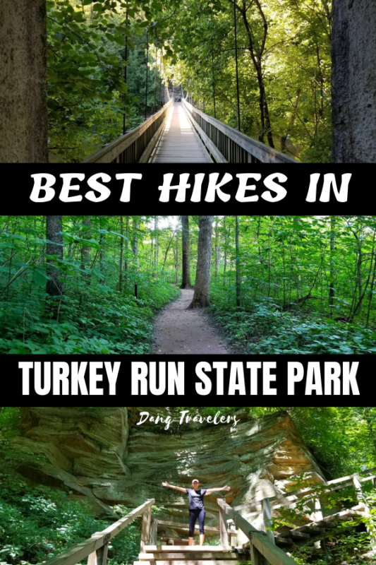 A beginner's guide to Turkey Run State Park camping, lodging, and hiking. One of Indiana's oldest state parks has some of the coolest hiking trails in the Midwest. #camping #indiana #statepark #hiking