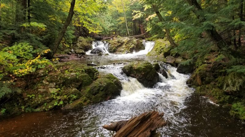 Overlooked Falls in the Porcupine Mountains.