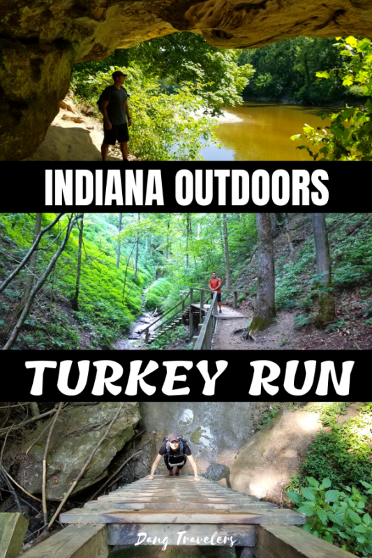 Looking for Indiana vacation ideas? How about one of the coolest state parks in the Midwest. Our Turkey Run State Park guide will lead you to all the best hiking trails, lodging and other things to do in the area. #indiana #vacation #hiking #trails