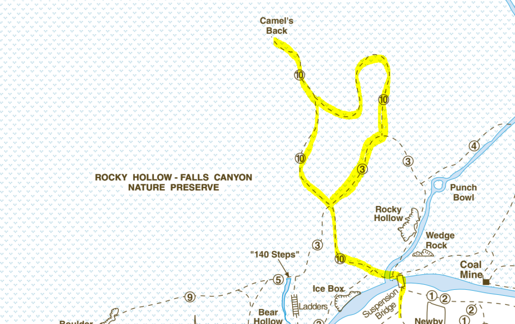 A Complete Guide to Turkey Run - Turkey Run Trail 3 10 Loop Map 1024x645 
