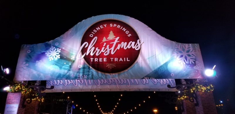 Christmas Lights Orlando Disney Springs Christmas Tree Trail