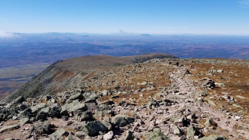 The top of Mount Katahdin in Maine.