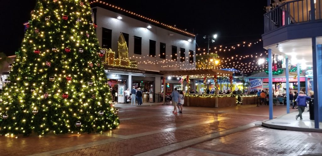 One of the fun things to do in Orlando for Christmas is to visit Old Town in Kissimmee.