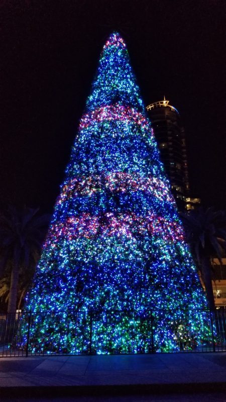 Orlando Christmas is not complete without a visit to see Lake Eola's Christmas tree.