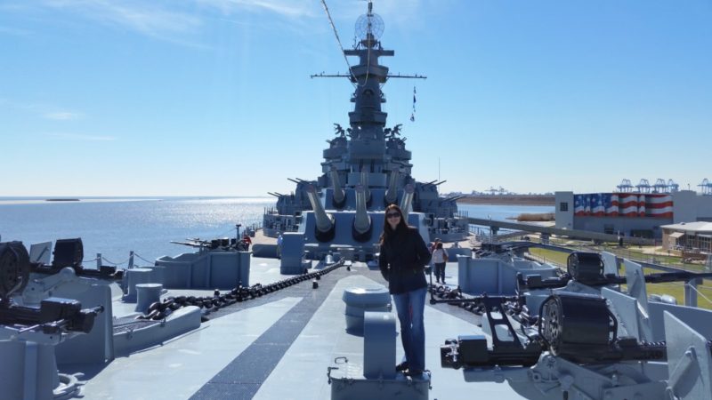 The USS Alabama in Alabama today.