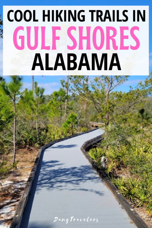 The Jeff Friend hiking trail at Bon Secour National Wildlife Refuge in Alabama.