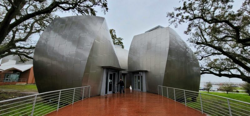 The entrance to the Ohr-O'Keefe Museum of Art in Biloxi.