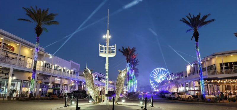 SPECTRA Laser Light Experience at The Wharf in Orange Beach, Alabama.