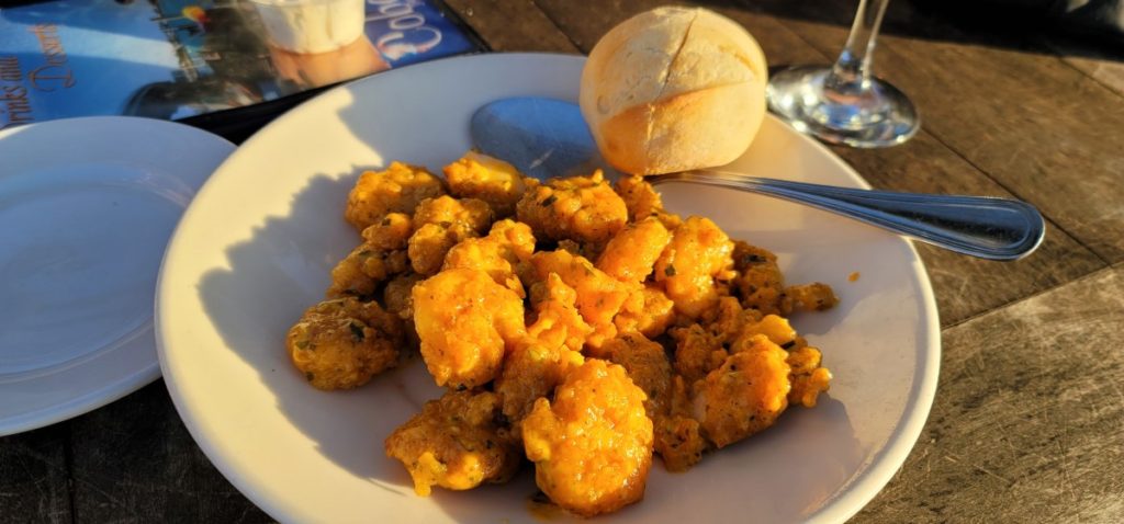 Firecracker Shrimp at Cobalts, one of the best restaurants in Orange Beach.