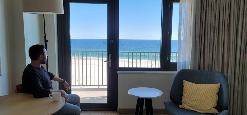 King room with a view at The Lodge in Gulf Shores.