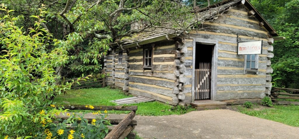 The Berry-Lincoln Store in New Salem's historic village.