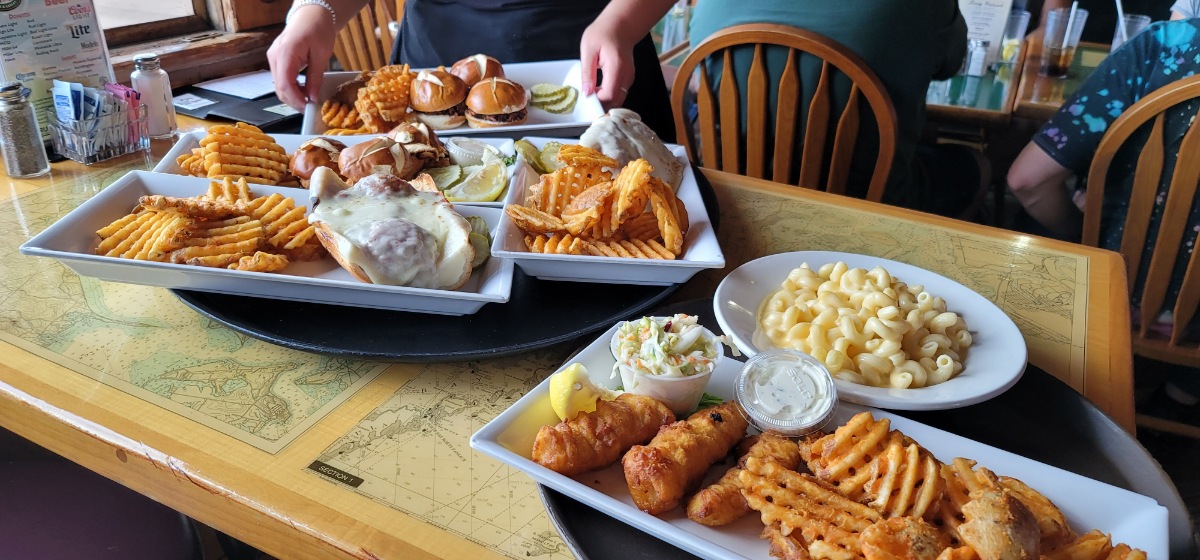 Meatball Bomber and Fish Fry at the Boat House Pub & Eatery, one of the Kenosha downtown restaurants.