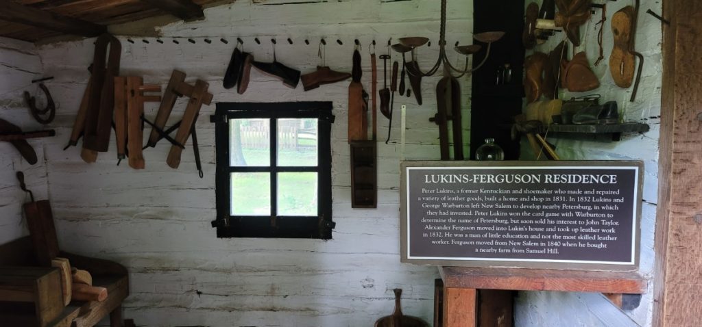 Lukins-Ferguson Residence at New Salem, one of the many things to do in Springfield, IL with kids. 