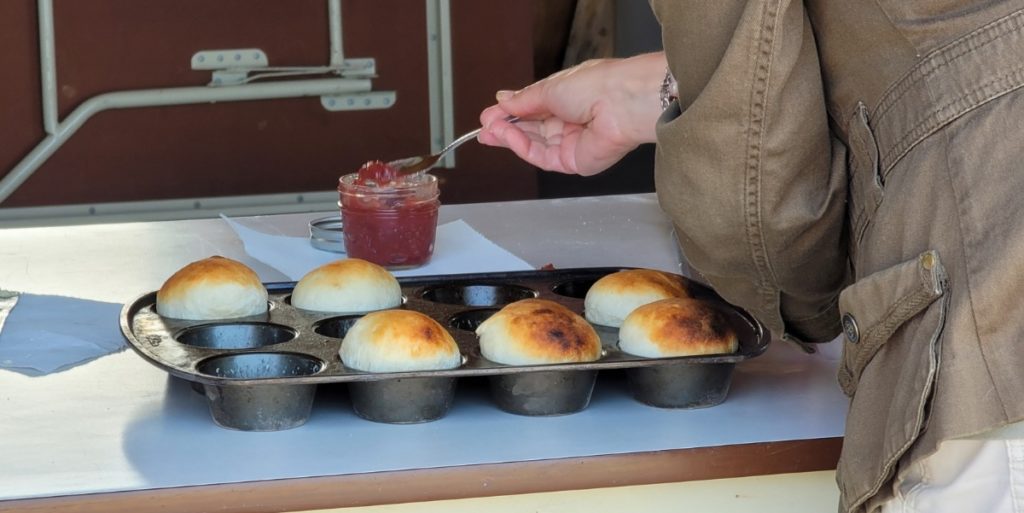 Getting fresh bread baked at Boutte du Cap Park is one of the unique things to do in Newfoundland.