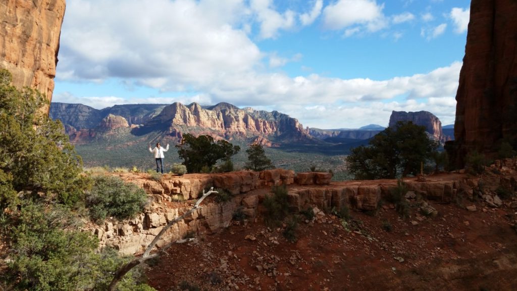 The Cathedral Rock Trail in Sedona.