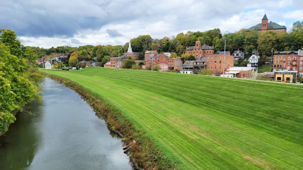 Galena is the most charming town in Illinois. Here's a view from the Galena River.