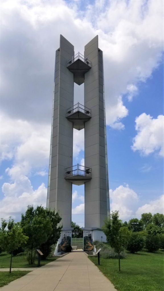 The Lewis and Clark Confluence Tower.