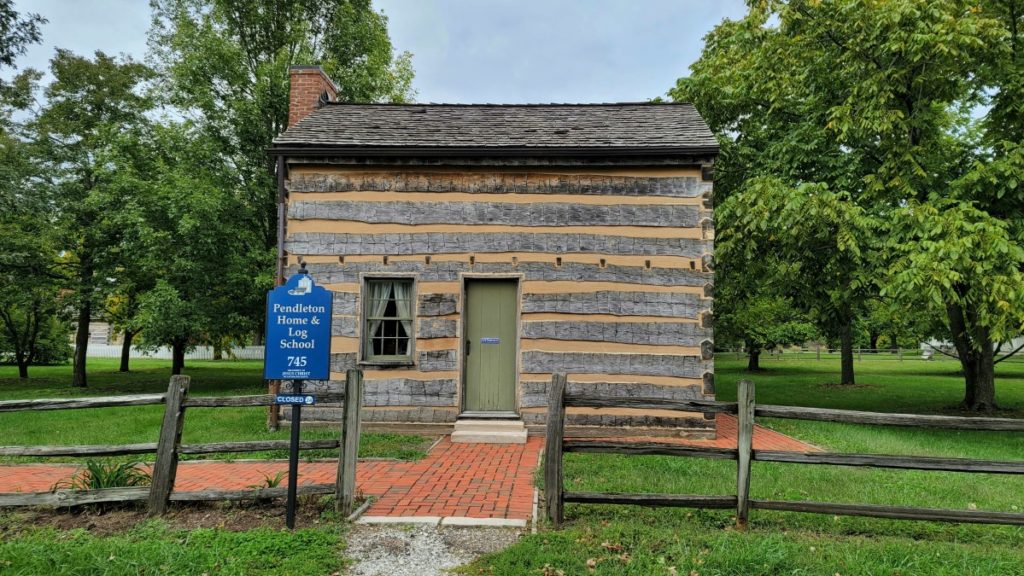 The Pendleton Home and School in the Nauvoo Historic District in Illinois.