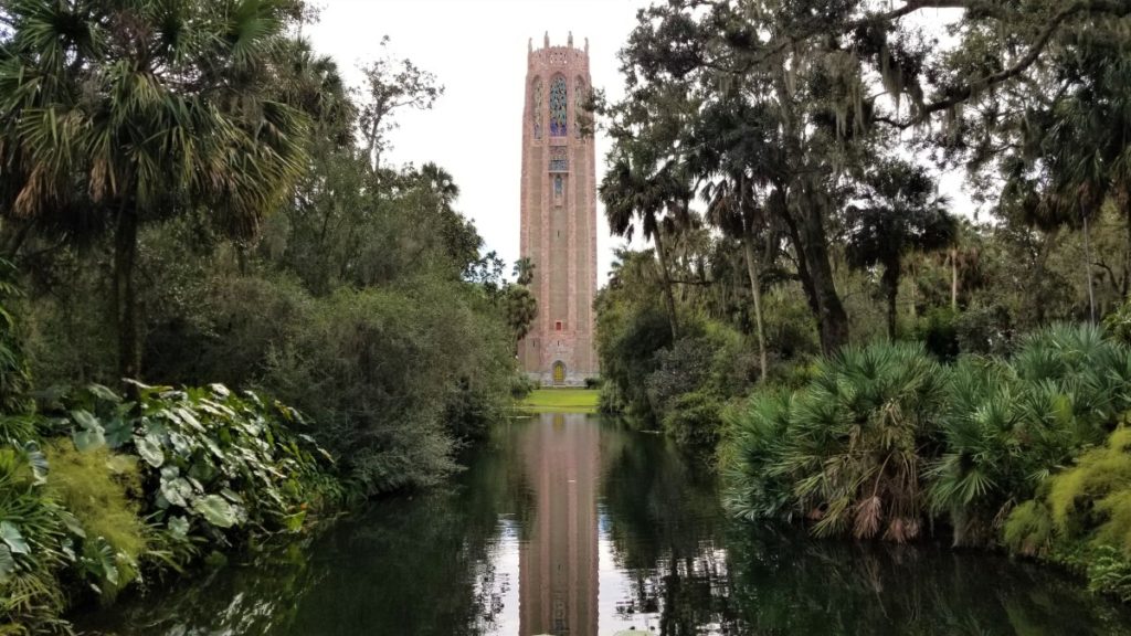Strolling through Bok Tower Gardens is one of the romantic day trips from Orlando.