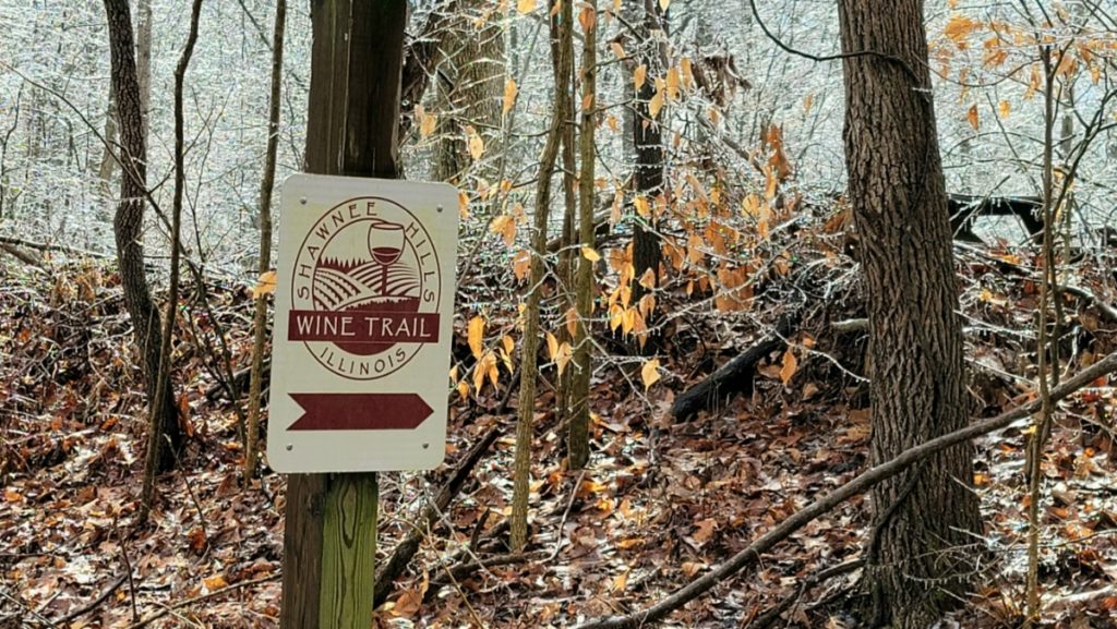 Shawnee Hills Wine Trail Sign