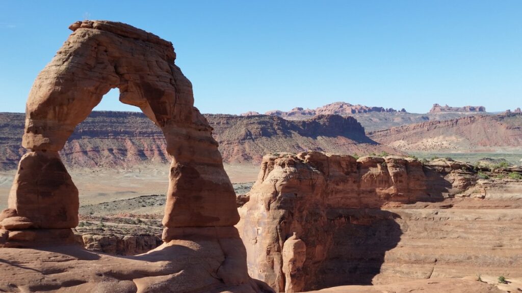 Delicate Arch Hike in Arches National Park.