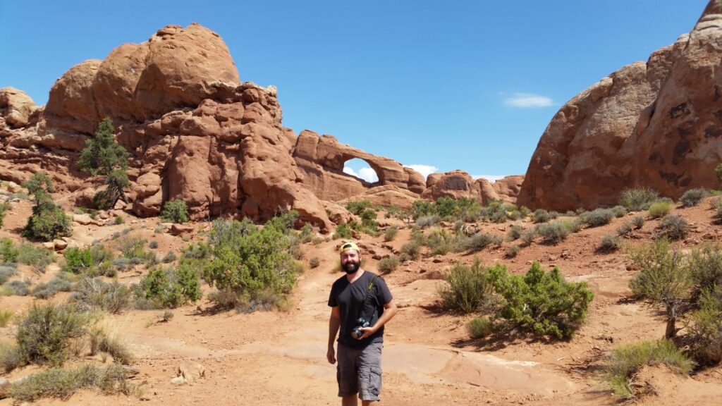 The Skyline Arch Trail is one of the best short hikes in Arches National Park.