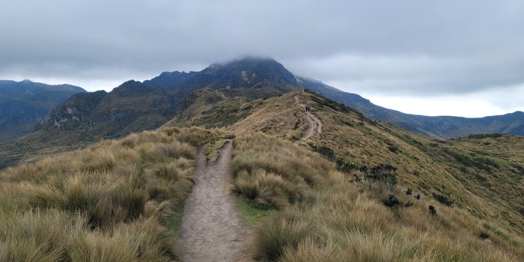 Volcano in Quito, Ecuador.