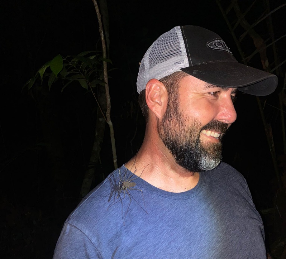 Night hiking in the Ecuador Amazon.