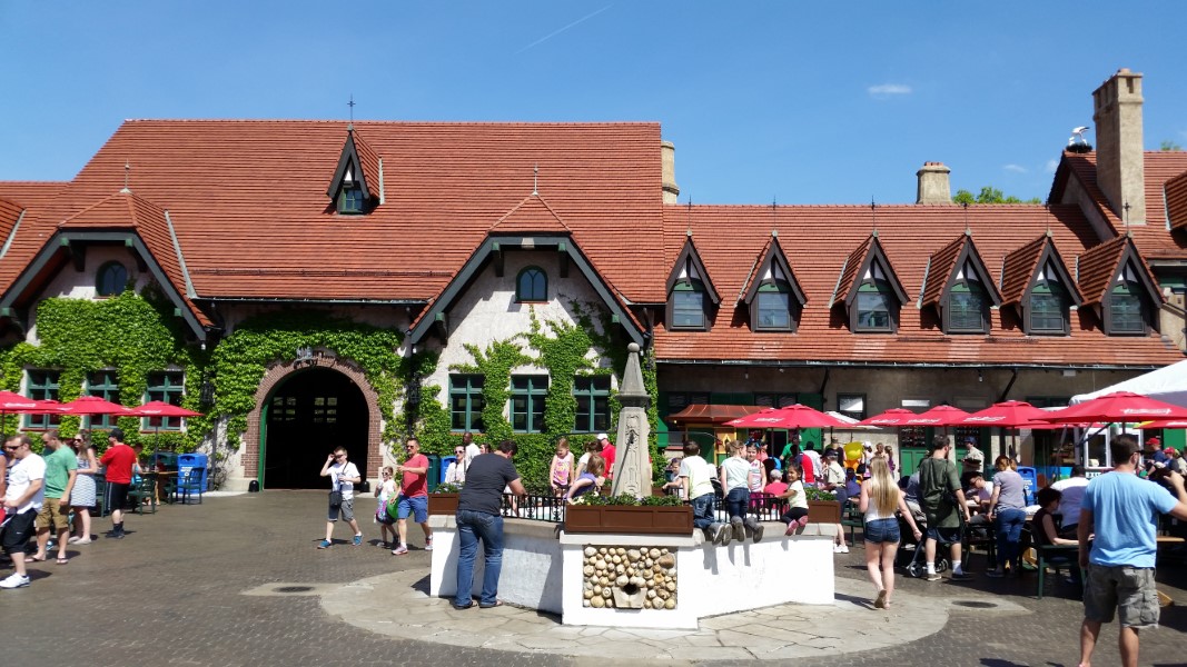 Grant's Farm beer garden in Missouri.