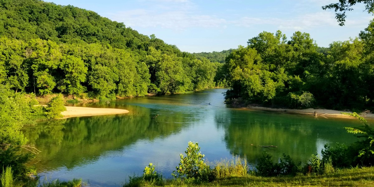 Two Rivers is the junction of the Jacks Fork and Current rivers.